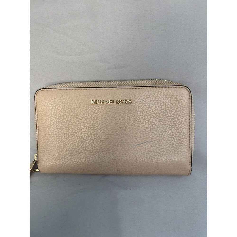 Michael Kors Jet Set Zip Around Wallet Blush Pink